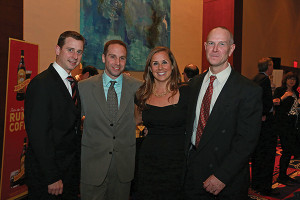 Phil Barnett, Chairman of CRA Board of Directors and Partner in Hartford Restaurant Group; Jason Hawkins, the evening’s emcee from NBC-TV 30; Nicole Griffi n, CRA Executive Director; and Jimmy Cosgrove of Salute Restaurant.