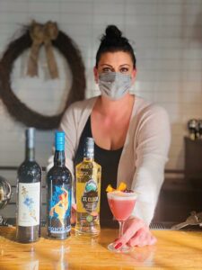 Bar Manager Melissa Meier with the Chinato Sour.