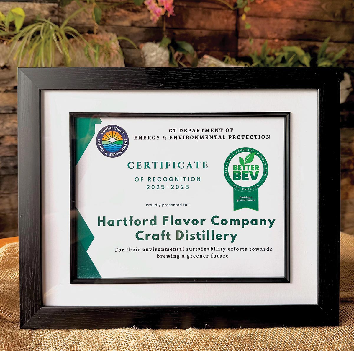 Hartford Flavor Company Earns CT BetterBev Recognition