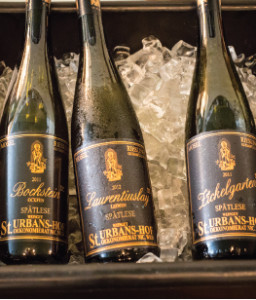 The wines on ice. Photos by Chris Almeida.
