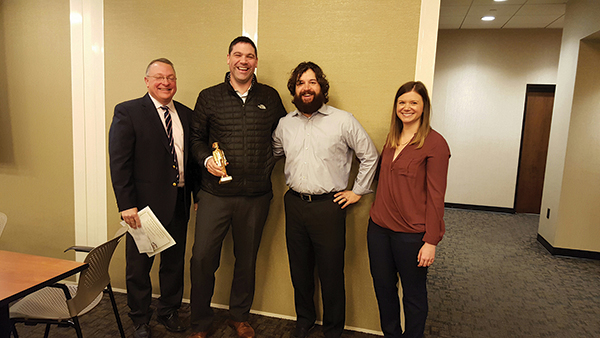 Tom Kachmarck; Adam Biondolillo, 2015 Brown Forman On-Premise Winner; Chris Munk, 2014 recipient; Audrey Sanders.