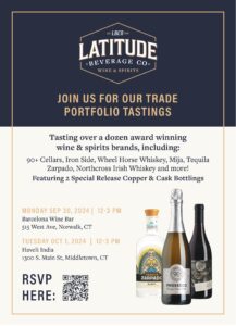 Latitude Beverage Portfolio Tasting (Trade Only) @ Haveli India | Middletown | Connecticut | United States
