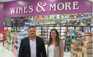 Andrew Annaldo, owner and Maureen Chakuroff, store manager.