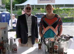 Phil Mancini, CT Manager, Artisanal Distributors and Erin Bell, Assistant Distiller/Business Manager, Silo Distillery.