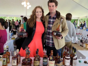 Jessica Paul, Opici Spirits Manager with Willett Bourbon products and Drew Kulsveen, Master Distiller, Willett Distillery.