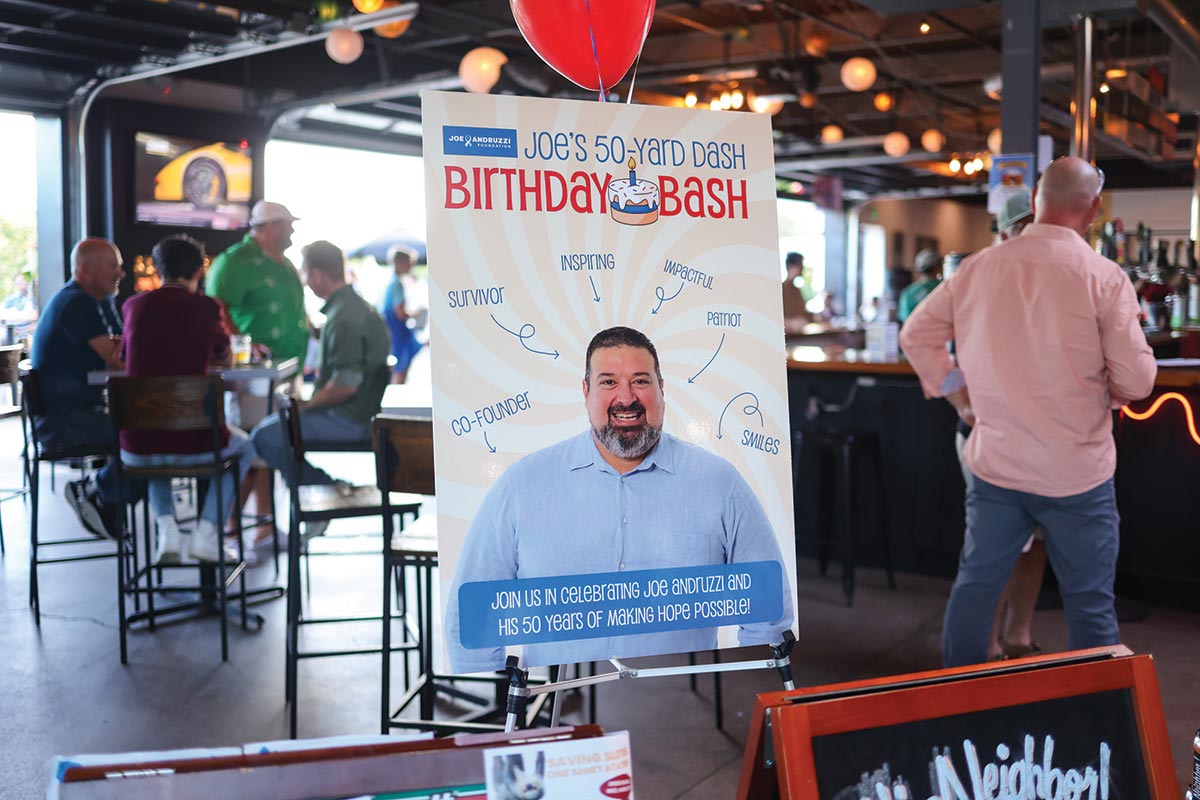 Joe Andruzzi Foundatio Hosts Fundraiser