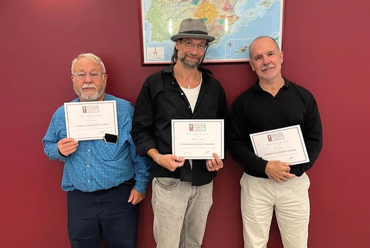Spanish Wine Essentials Course Graduates Six