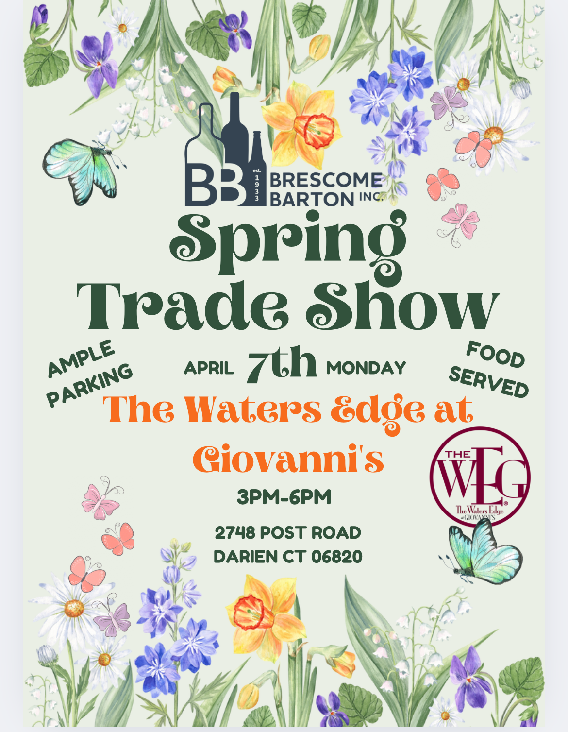 April 7, 2025: Brescome Barton Spring Trade Show (Trade Only)
