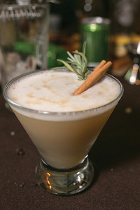 Infinity Hall’s first-round winning cocktail created by Justin Morales and Shelby Thomas.
