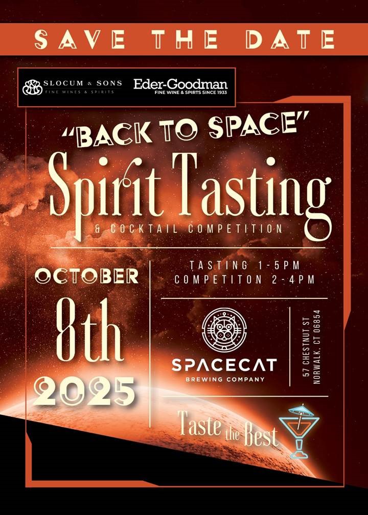 Oct. 8, 2025: Back to Space Spirit Tasting