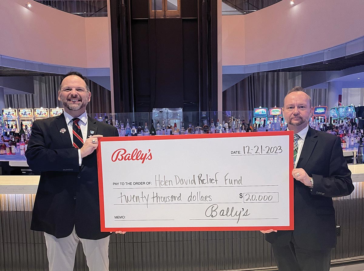 Bally’s Donates to The Helen David Relief Fund