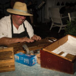 Hand-rolled cigars accompanied The Balvenie and Glenfiddich selections.