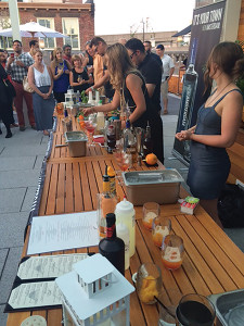 The event celebrated New Amsterdam Vodka and the local industry.