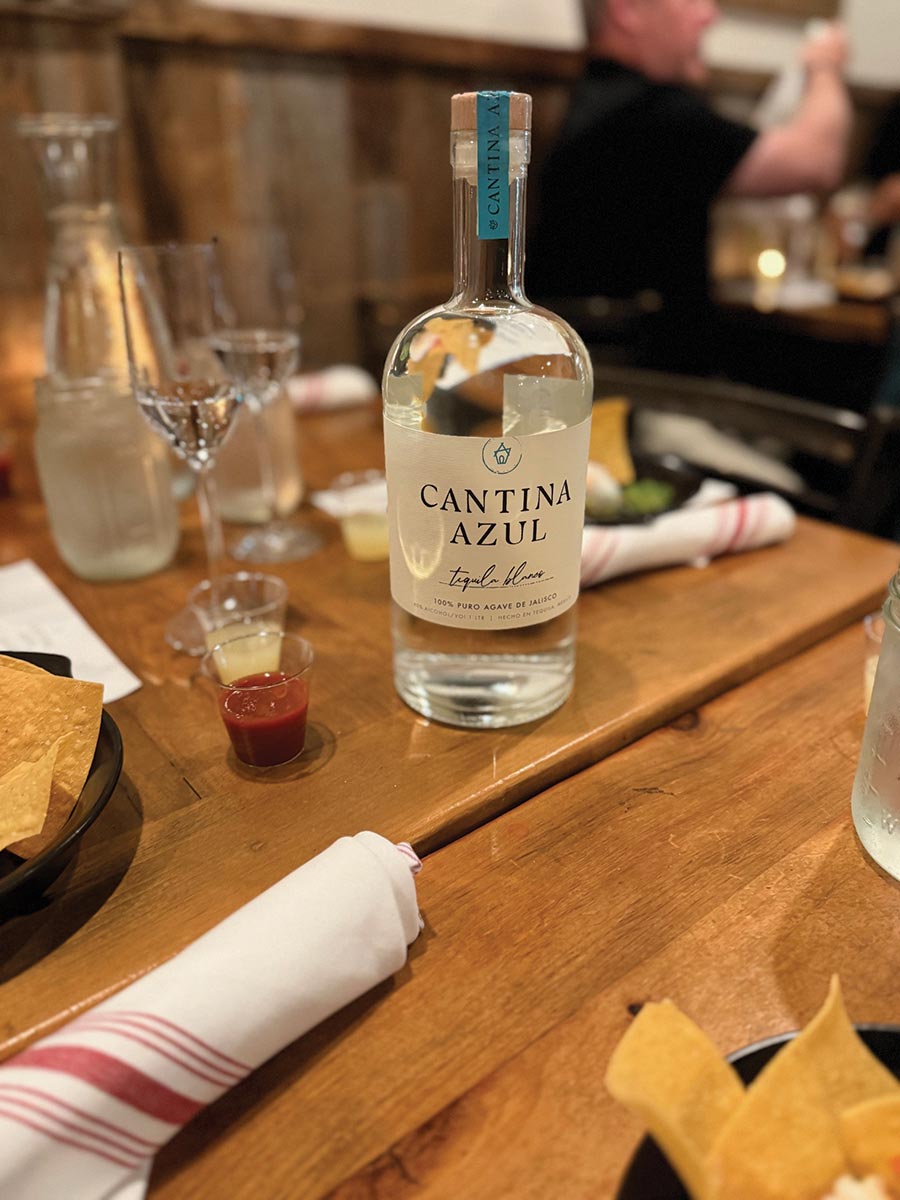 Cantina Azul Tequila Featured at Pairing Dinner