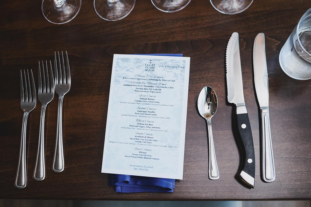 Narragansett Wine Dinner Highlights Chilean Wines