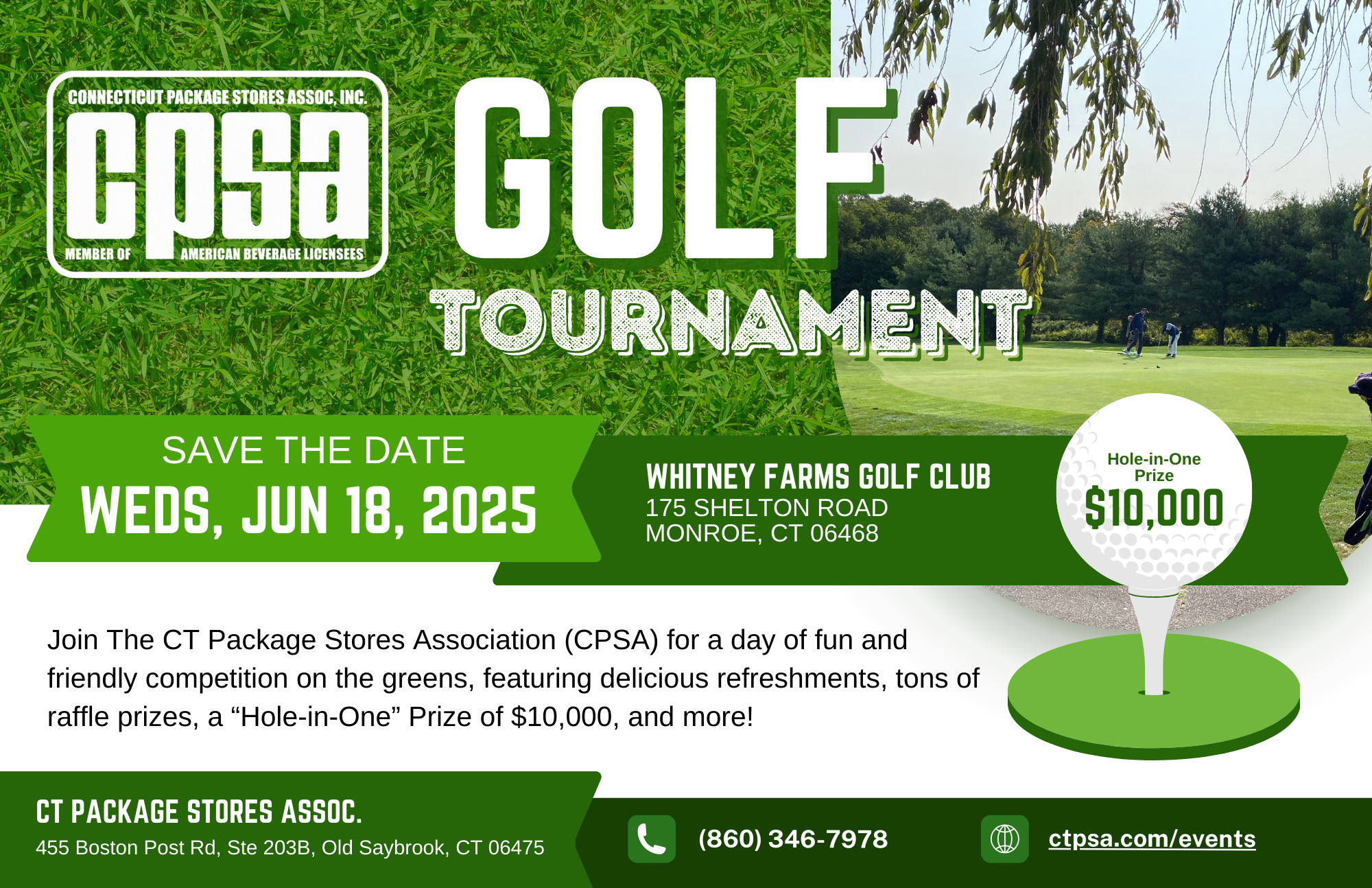 June 18, 2025: CPSA Annual Golf Tournament