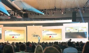 Brescome Barton was presented with the Bacardi Founders Society Award in recognition of its Connecticut sales efforts.