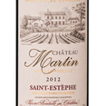 Saint-Estephe Chateau Martin 2012.