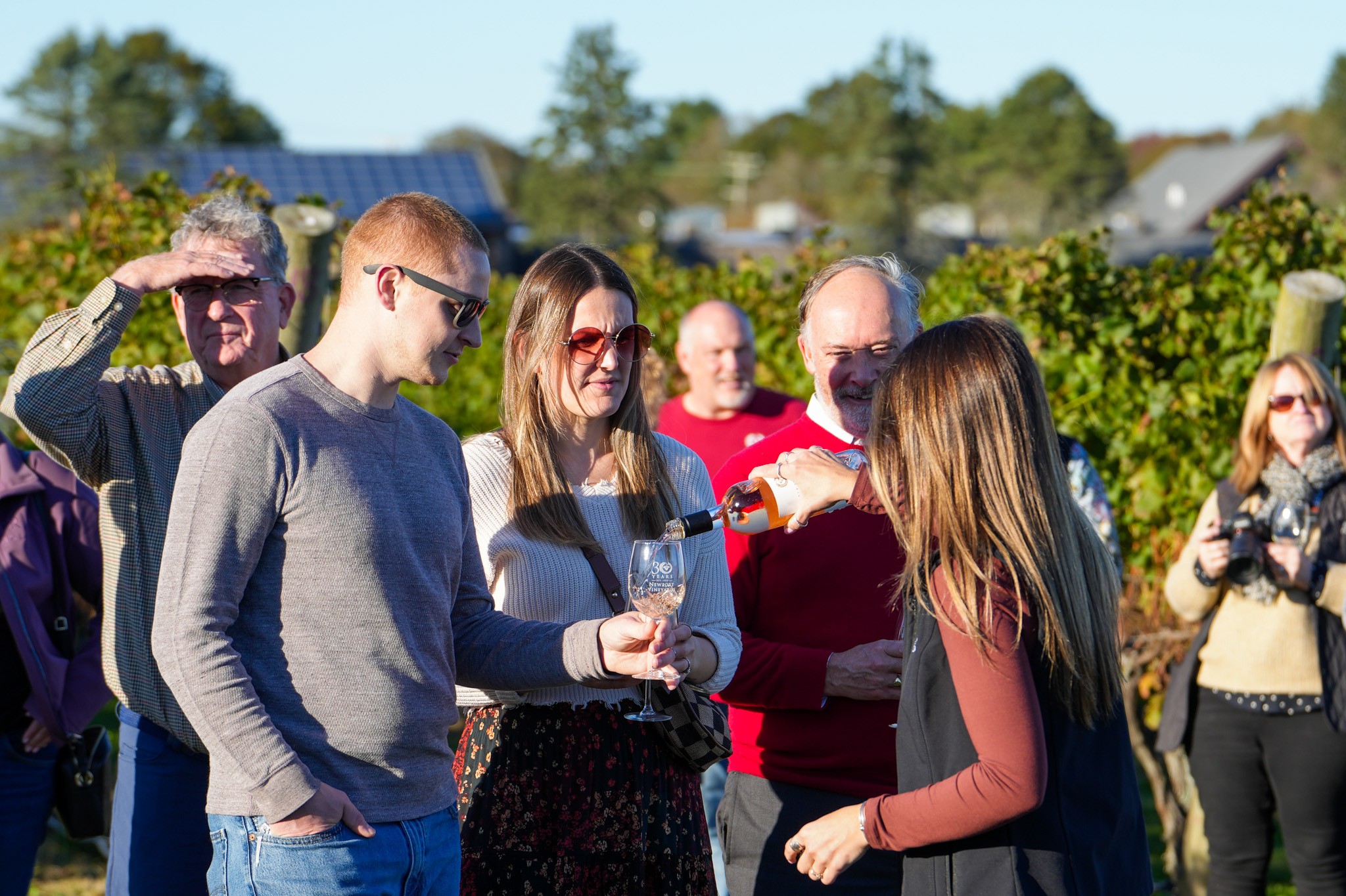 Newport Vineyards Hosts Vineyard Tour