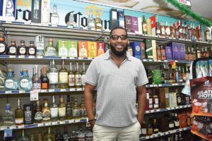 Owner De’Angelo Hall, DeAngelo’s Wine & Liquor.