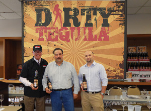 Blaise Tramazzo, Spirit Director, Hartley and Parker Ltd.; John Blesse, Vice President, Riondo USA; and David LaVerghetta, National On-Premise Sales Manager, Riondo USA.