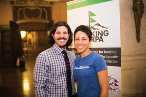 John Varlaro, Drinking Sherpa Founder, and Brandi Davis, Cheif Marketing Officer. Photo to Brad Smith Photography.