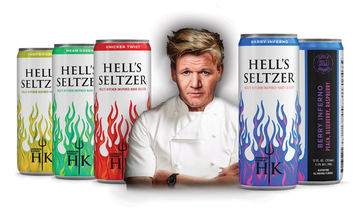 Hell’s Hard Seltzer by Chef Gordon Ramsay Now Available