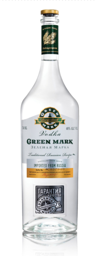 RUSSIA’S GREEN MARK VODKA NOW AVAILABLE