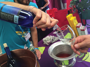Hopkins Vineyard pours at The Connecticut Wine Festival.