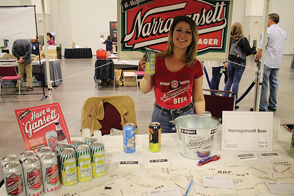 Jamie Buscher, Promotions Team Manager, Narragansett Brewing Company.