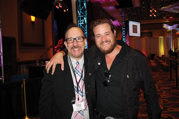 Frank Martucci, General Manager Beverage Operations, Twin River Casino with Russell Davis, Event Emcee. Davis appears on Spike TV’s “Bar Rescue.”
