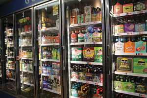 Inside Windham Wine and Spirits.