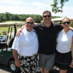All from Opici Family Distributing of Connecticut: Scott Randall, Jeff Sansone and Renee Reignier.