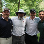 All from Hartford Restaurant Group: Rob Melillo; Ken McAvoy; Phil Barnett, Chairman of the Board of Directors, Connecticut Restaurant Association and Paul Motta.