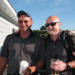 Larry Bodick and Gary Ramadon, Ye Old Liquors Shop in West Haven.