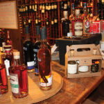 Inside Salisbury Wines.