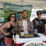 All of Two Roads Brewing Company of Stratford: Caitlin Guelakis, Jared Emerling and Laura Markis.