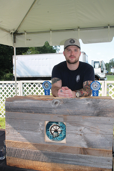 Sean Piel of Cold Creek Brewery in Ellington. Cold Creek Brewery took home first place in the Secret Stash Beer Bash.