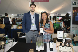 Michael Delatizky, Brand Manager, Kobrand with Vanessa Donez, Public Relations, Kobrand.