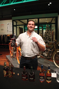 Will Calhoun of Johnson Bros. of RI Co., featuring Michter’s, Dalmore and Glen Moray whiskies and bourbon.