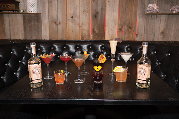 A selection of cocktails.