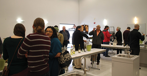Trade guests gathered at the distributorship’s North Haven headquarters for the tasting on January 11