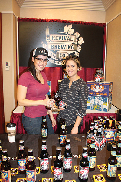 Katherine McLaughlin and Brianna Paon of Revival Brewing Company.