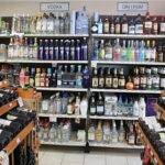 Inside Gardner Lake Liquors.