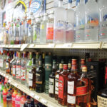 Inside Bristol Liquors.