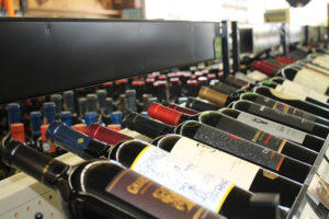 Inside Mac's Liquor Mart.