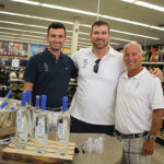 Max Moss, Territory Manager in Massachusetts and Connecticut, KEEL Vodka; Matt Light; and Tom McGowan, Co-Founder, KEEL Vodka.