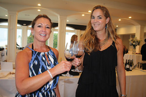Carol Francolini, Regional Sales Manager and Ashley Bartlett, Promotions of C. Mondavi and Family.