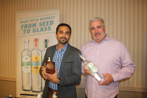 Sunny Rajvansh, Sales Representative, Slocum & Sons and Sean O’Donnell, New York Region Manager, Phillips Distilling Co.