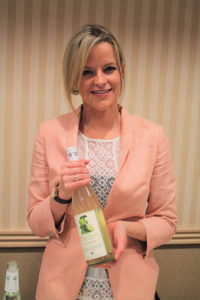 Jillian Boone, Sales Manager, A. Hardy U.S.A with Thatcher’s Vodka.